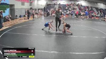 65 lbs Round 4 - Myron Hayre, Legacy Elite Wrestling vs Lucas Benton, White Knoll Youth Wrestling