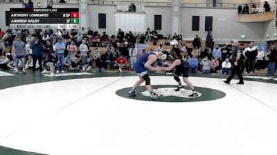157 lbs Semifinal - Anthony Lombardi, Mt. Hope vs Andrew Daley, Bristol-Plymouth