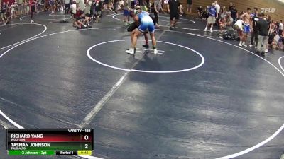 128 lbs Cons. Round 3 - Tasman Johnson, Palo Alto vs Richard Yang, Wolf Den