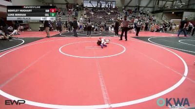 76 lbs 3rd Place - Bentley Hughart, Raw Wrestling Club vs Luke Minihan, Collinsville Cardinal Youth Wrestling