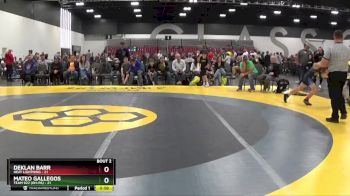 100 lbs Quarterfinals (8 Team) - Deklan Barr, Heat Lightning vs Mateo Gallegos, Team 922 (OH-PA)