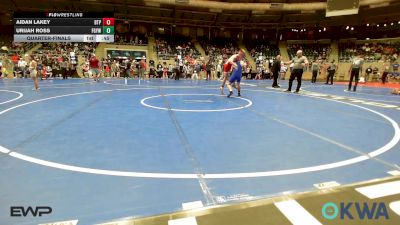 126 lbs Quarterfinal - Aidan Lakey, Tulsa Blue T Panthers vs Urijah Ross, Fort Gibson Youth Wrestling