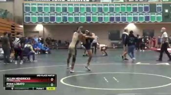 126 lbs 3rd Place Match - Ryan Lobato, Lakeside vs Allan Hendricks, Calvary Chapel