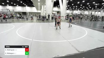 100 lbs 3rd Place - Erick Rodriguez, Riverside Rascals vs Ezra Mckague, No Team