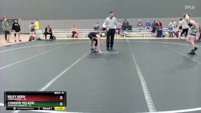105 lbs Round 9 (10 Team) - Riley Keen, Terps Xpress vs Connor McLeod, Hanover Hawkeye
