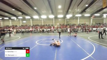 70 lbs Rr Rnd 4 - Arik Sanchez, Stout Wr Acd vs Mateo Marquez, Badlands WC