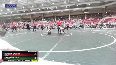 50 lbs Champ. Round 1 - KRyiah Brooks, Blackfox vs Hendrix Gawith, Salina