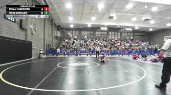126 lbs Semifinal - Ethan Carpenter, East Bakersfield vs Jesse Enriquez, Golden West