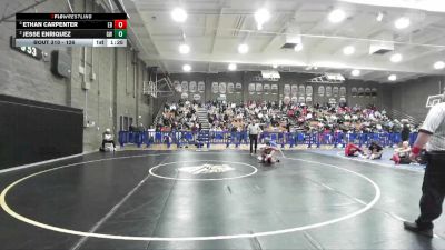 126 lbs Semifinal - Ethan Carpenter, East Bakersfield vs Jesse Enriquez, Golden West