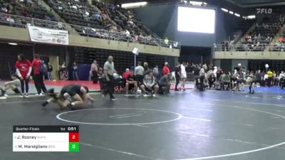 140 lbs Quarterfinal - Jayden Rooney, Waynesboro, PA vs Michael Marsigliano, Bridgewater, NJ