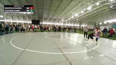 100 lbs Champ. Round 1 - Kingston Alexander, Ravage Wrestling Club vs Alexander Flores, Northside Wrestling Club