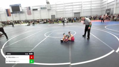 54 lbs Quarterfinal - Kensey Morales, Blackcat WC vs Noah Domingo, Outlaws WC