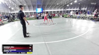 144 lbs Round 2 (8 Team) - Dominic Meli, Colorado vs Izaiah Sanchez, Wisconsin