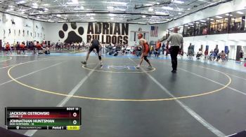 133 lbs Round 5 (6 Team) - Jackson Ostrowski, Adrian vs Johnathan Huntsman, Ohio Northern