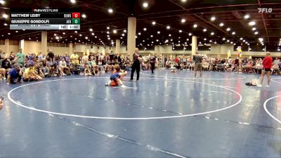 85 lbs Round 1 (6 Team) - Giuseppe Gondolfi, Alabama Elite Gold vs Matthew Leiby, Blackman WC