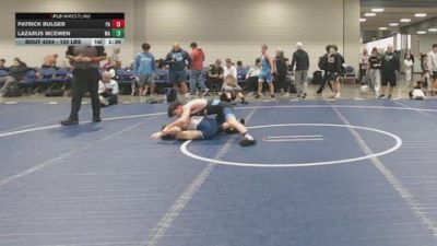 120 lbs Round Of 16 - Patrick Bulger, PA vs Lazarus McEwen, WA