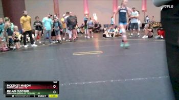 100 lbs Semis & 1st Wrestleback (8 Team) - Rylan Custard, Nebraska Queens Of The Corn 1 vs McKenzy Mason, MO Outlaws Gold