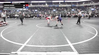 155 lbs Quarterfinal - Carson Roark, Invictus Wrestling vs Vincent Farrell, Riverside Training Center