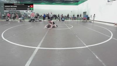 106 lbs Quarterfinal - Cole Martin, Greater Heights Wrestling vs Josiah Zellers, Open Mats