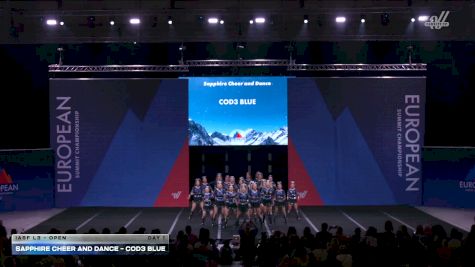 Sapphire Cheer and Dance - COD3 BLUE [2026 IASF L3 - Open Day 1] 2026 The European Summit