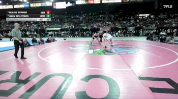 4A 190 lbs 1st Place Match - Blaise Turner, American Falls vs John Spilotros, McCall-Donnelly