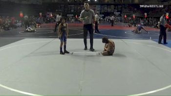 61 lbs 5th Place - Alejandro Gallegos, Taos Kids Wrestling Club vs Vincent Lucero, Demon Junior Wrestling