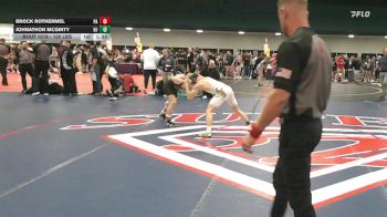 120 lbs Quarterfinal - Brock Rothermel, PA vs Johnathon McGinty, NJ