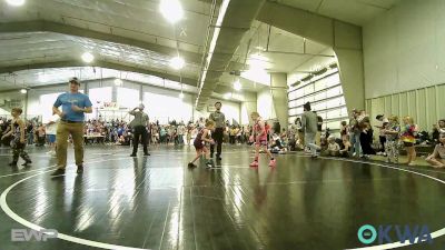 51 lbs Consi Of 4 - Aeryn Jackson, Locust Grove Youth Wrestling vs Kennedy Ashton, Bartlesville Wrestling Club