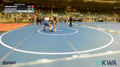 140 lbs Final - Ashland Hawk, Salina Wrestling Club vs Jolynn Prock, Sperry Wrestling Club