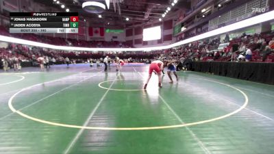 190 lbs Cons. Round 2 - Jaden Acosta, Timberline vs Jonas Hagadorn, Nampa