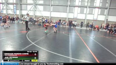 92-94 lbs Round 1 - Jase Zechman, Buzzsaw WC vs Kingkade Moreno Cormier, Team Aggression WC