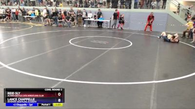 93 lbs Cons. Round 2 - Reid Sly, Alaska Battle Cats Wrestling Club vs Lance Chappelle, Interior Grappling Academy