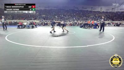 B6A-165 lbs Cons. Semi - Jakoby Petree, Stillwater vs Isaac Sensintaffar, Sand Springs