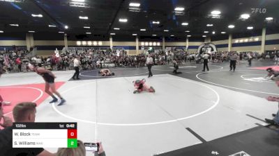 102 lbs Consi Of 8 #1 - Weston Block, Team Real Life vs Solomon Williams, War Wc