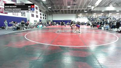 103 lbs Cons. Round 4 - Sage Beltran, Missouri Valley College vs Victoria Safranov, University Of Alberta