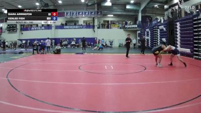180 lbs Quarterfinal - Kenlee Fish, Missouri Baptist University vs Siara Arrington, Ottawa University