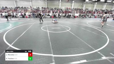 86 lbs Semifinal - Jaxon Moralez, Hammer House Mafia vs Ricardo Poolaw, New Mexico Bad Boyz