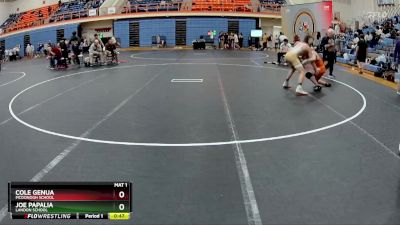 138 lbs Cons. Round 5 - Joe Papalia, Landon School vs Cole Genua, McDonogh School