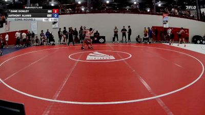 55 kg Cons. Round 3 - Zane Donley, Beaver Wrestling Club vs Anthony Alanis, Knights RTC