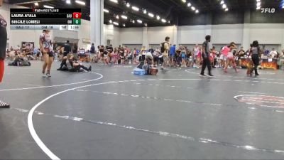 100 lbs Round 4 (10 Team) - Laura Ayala, GA United vs Siscile Lomeli, Oklahoma Mafia