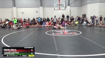 105 lbs Quarterfinal - Miguel Spells, Tiger Youth Wrestling vs Konner Hartzog, Auburn Takedown