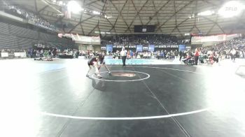 Girls 4A 100 lbs Champ. Round 1 - Kaylia Maltos, Sunnyside (Girls) vs Ka`iulani Lei Casilla, Curtis (Girls)