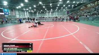 Round 3 - Ariana Tovar, Prosser Wrestling Academy vs Skyler Garland, Deer Park Ironman Wrestling Club