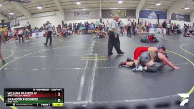 200/HWT Round 1 - William Francis Iv, NPHS - William Francis vs Brandon Medeiros, Iron Faith