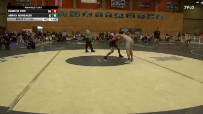 165 lbs Cons. Round 2 - Patrick Piec, Palomar College vs Abran Gonzales, Bakersfield College