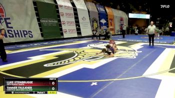 157 Class 4 lbs Cons. Round 1 - Tanner Faulkner, Christian Brothers College vs Luke Steinbrugge, Lee`s Summit North