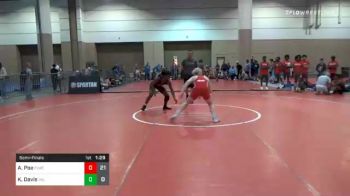 126 lbs Semifinal - Aiden Poe, Fort Lauderdale WC vs Kaleb Davis, Villains Of Valdosta