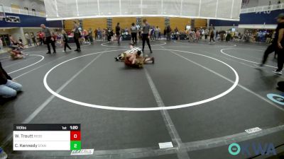 110 lbs Rr Rnd 3 - Walker Troutt, Redskins Wrestling Club vs Charlie Kay Kennedy, Standfast