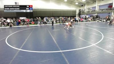 110 lbs Cons. Sub-semis - Izabel Baku-Elder, North Dakota vs Cheyenne Kincade, Thoroughbred Wrestling Academy