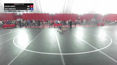 106 lbs Cons. Semi - Jaxon Lemke, Askren Wrestling Academy vs Max Rentsch, Team Nazar Training Center